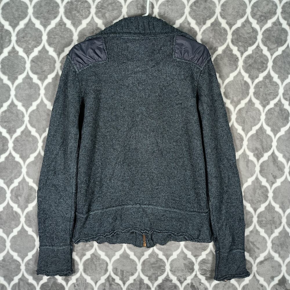 Kenvelo Sweater Jacket Men XL Gray Wool Knit Coat Heritage‎ - Picture 4 of 12